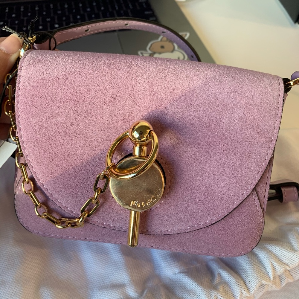 JW Anderson Lilac Purple Nano Keyts Belt Crossbody